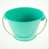 rackcrafts.com Large/XL Metal Sand Water Paint Pails Buckets Party Favor Wedding Baby Shower (L - Aqua) view 1