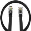 AmzDeals 2-Pack 4 Feet Black Telephone Cable 6P4C RJ11 Male to Male, Made in USA Pro Grade Phone Line Cord view 1