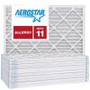 16x22x1 AC and Furnace Air Filter by Aerostar - MERV 11, Box of 12 view 1