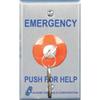 Alarm Controls - KR1 - Latching Panic Station, Large 1-1/2 red mushroom button with key rest, by Alarm Controls view 1