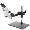 GOWE Professional 7X-45X SINGLE BOOM Guide STAND 25cm Working Distance Binocular Stereo Zoom Microscope view 1