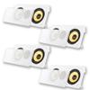 Acoustic Audio HD6c in-Wall Dual 6.5" Speakers Home Theater Surround Sound 4 Speaker Set view 1