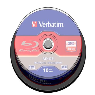 Verbatim BD-RE GB X with Branded Surface  10pk Spindle Box 43694 [parallel import goods]