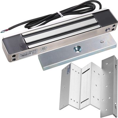 UHPPOTE 600LBS Electric Magnetic Door Lock with ZL Bracket Waterproof IP68