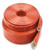 20mm Silicone Fiberglass Heat Resistant Sleeve Heat Insulation Tube Oxide red Silicone fire Tube 20 Meters view 1