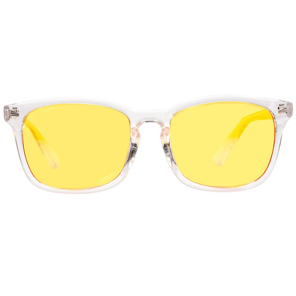 BEISON Computer Glasses Anti Blue Light Anti-glare Anti-fatigue Computer/TV Electromagnetic Radiation Protection (Transparent, 53mm)