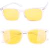 BEISON Computer Glasses Anti Blue Light Anti-glare Anti-fatigue Computer/TV Electromagnetic Radiation Protection (Transparent, 53mm) view 2