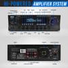 Pyle Wireless Bluetooth Audio Power Amplifier - 300W 4 Channel Home Theater Stereo Receiver with USB, AM FM, 2 Mic IN with Echo, RCA, LED, Speaker Selector, For Studio, Home Use, Black - PT272AUBT view 3
