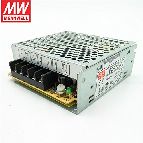 MEAN WELL RS-50-3.3 Power Supply 33W 10A 3.3V CB UL CE approved