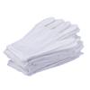 lasenersm 24Pcs/12 Pairs 8.27 Inches White Cotton Gloves Work Gloves One Size view 1