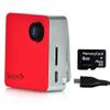 SereneLife Clip-on Wearable Camera 1080p Full HD with Built-in Wi-Fi, Ideal for Classroom to Record the Lecture, Sports, Jogging, Cycling, Hiking, Fishing, and Camping. (SLBCM18RD) view 2