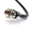 PHAT SATELLITE 20ft Black 3X Shields Made in USA 3GHZ 75 Ohm UL ETL CMR CL Coaxial RG-6 Jumper Cable Compression F-CONNECTORS (HD TV Antenna, Broadband Internet, Satellite Cable TV) INTL view 1