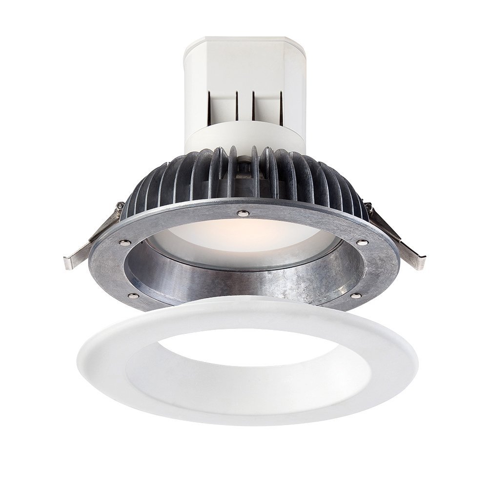 Designers Fountain EV608941WH27 Easy Up 6" 2700K Warm White 91 CRI Integrated LED Recessed Light with J-Box (No Can Needed), 6 inches,
