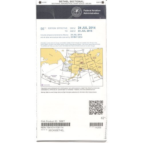 FAA Chart: VFR Sectional Bethel SBET (Current Edition)