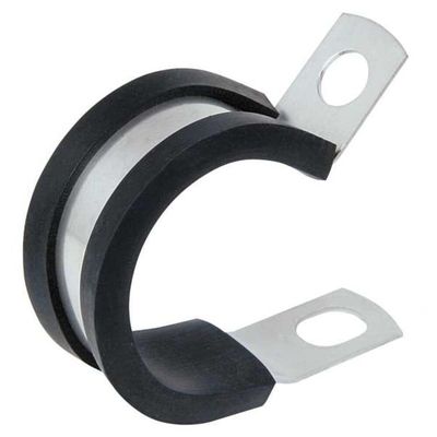 Clamp, OD 1 3/4 In, 3/4 In W, Cushion, PK10