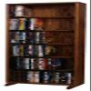 Wood Shed Hill 12 Series CD Storage Cabine, Real Oak Wood Media & Display Shelves, Handcrafted in The USA view 1