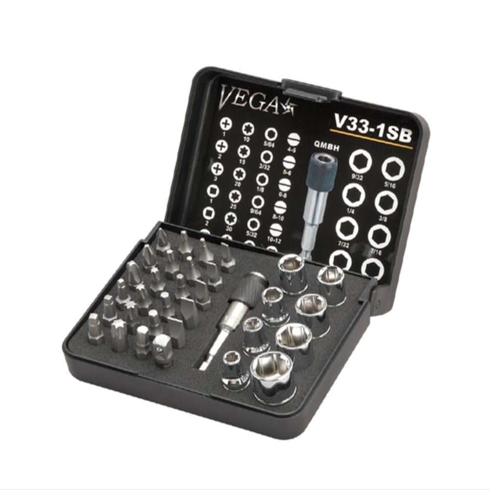 33pc Driver Bit and Socket Set