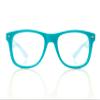 Starburst Diffraction Glasses - For Rave, Music Festival, Holiday Lights, and More - Light Blue Frame view 2