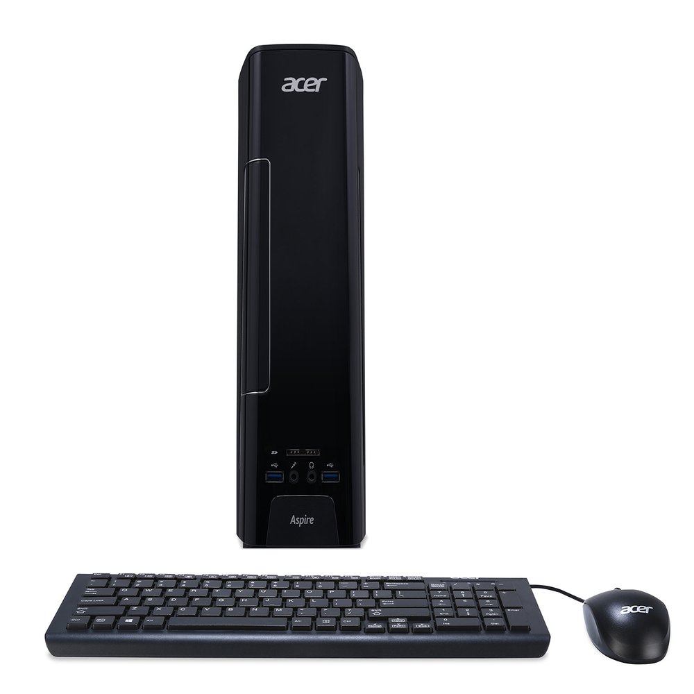 acer Aspire Desktop, Intel Core i3-6100, 4GB DDR4, 1TB HDD, Windows 10 Home, AXC-780-UR11