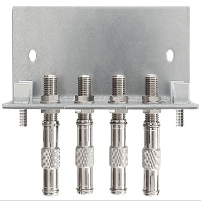 Axing QEW 4-12 Grounding Angle 4-Way Single Row, galvanised