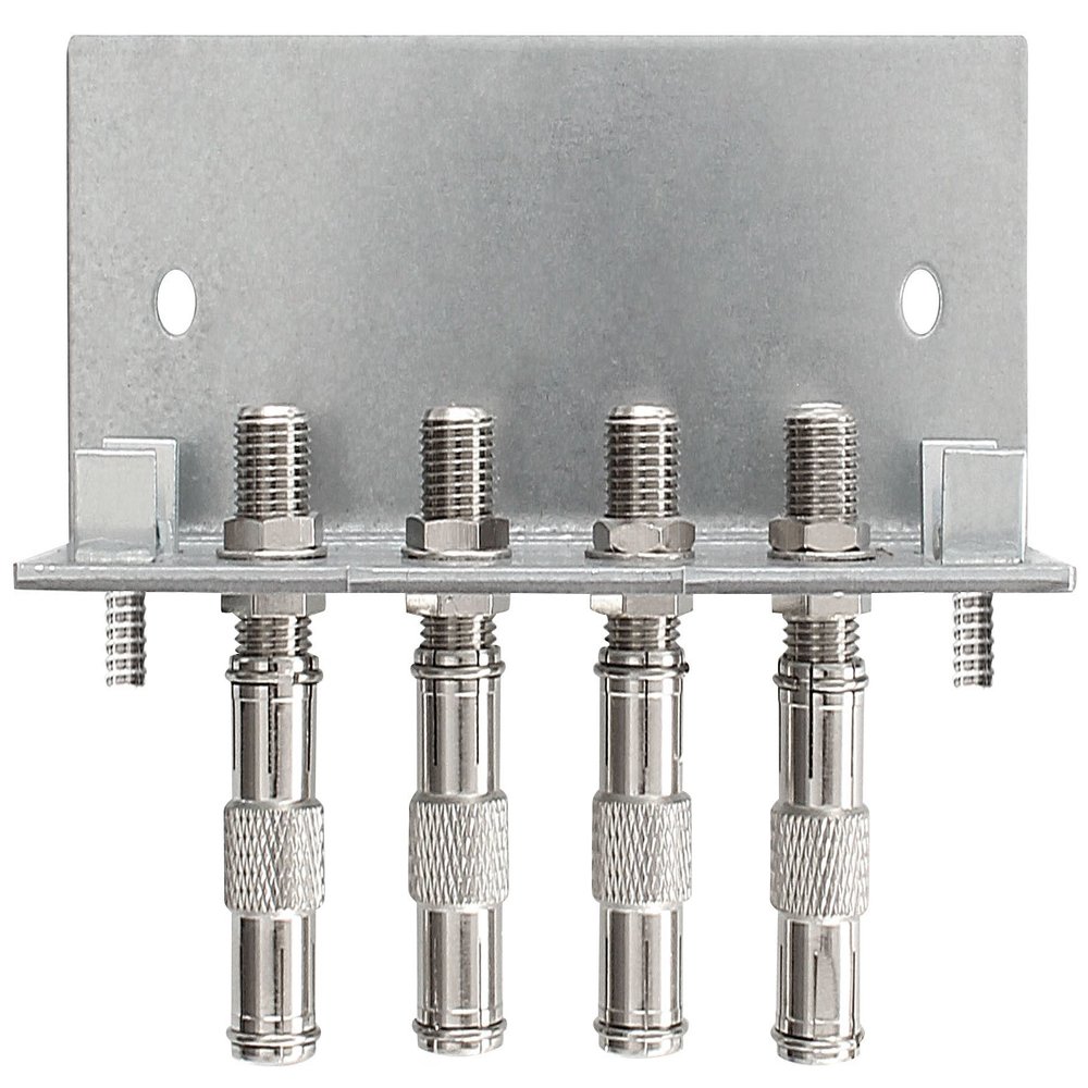Axing QEW 4-12 Grounding Angle 4-Way Single Row, galvanised