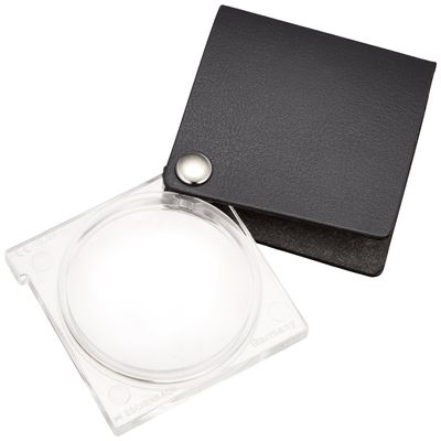 ESCHENBACH Portable Magnifier Economic Handy Loupe, Black, 3.5X Magnification 1730-531