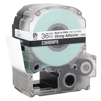 K-Sun - 236IBWPX - Black on White Polyester Cartridge Label, Indoor/Outdoor Label Type, 30 ft. Length, 1-1/2 Width