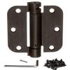 Dynasty 3-1/2" Spring Door Hinge, 5/8" Radius, Oil Rubbed Bronze, 2-Pack view 2