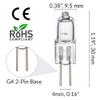 Simba Lighting Halogen G4 T3 20 Watt 280lm Bi-Pin Bulb (10 Pack) 12 Volt A/C or D/C for Accent Lights, Under Cabinet Puck Light, Chandeliers, Track Lighting, 20W 12V 2 Pin JC Warm White 2700K Dimmable view 2