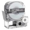 Cartridge Label, 1 in. W, White on Blk view 1