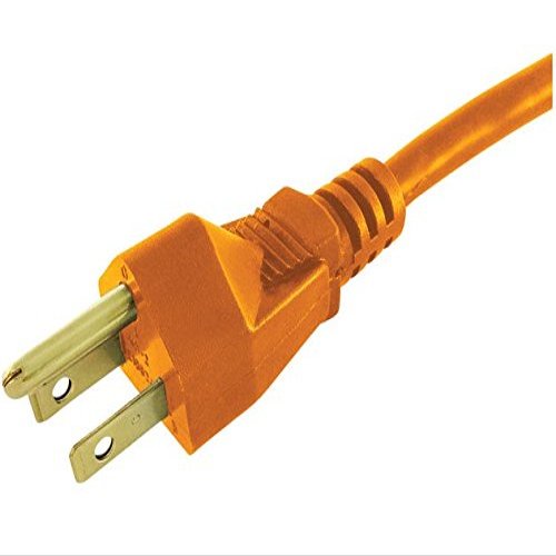 PROJEX 1ip-002-003fogp Indoor Triple Outlet Cord, Orange, 3'