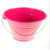 rackcrafts.com Large/XL Metal Sand Water Paint Pails Buckets Party Favor Wedding Baby Shower (XL - Fuchsia) view 1