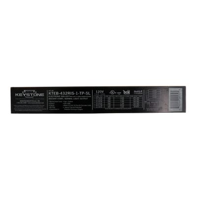 Keystone KTEB-432RIS-1-TP-SL 4 Lamp F32T8 120V Electronic Ballast Technologies