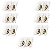 Acoustic Audio HD-650 in Wall 6.5" Speakers Home Theater Surround Sound 7 Pair Pack view 1