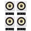 Acoustic Audio HD-S10 Flush Mount Subwoofers with 10" Speaker and Amps 4 Pack view 1