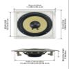 Acoustic Audio HD-S10 Flush Mount Subwoofers with 10" Speaker and Amps 4 Pack view 3