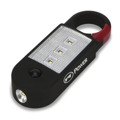Performance Tool W2345 200 Lumen Multi Function 2-in-1 LED Carabiner Light