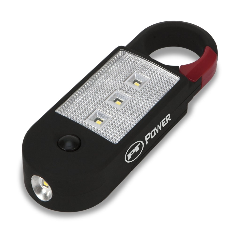 Performance Tool W2345 200 Lumen Multi Function 2-in-1 LED Carabiner Light