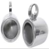 Rockville Pair MAC65S 6.5" Polished Silver Aluminum Wakeboard Tower Speaker Enclosures, Waterproof, Internally Wired, Universal Fit, for Marine and Boat Audio view 2