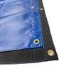 Tarp, Heavy Duty, Blue 5' X 8' Waterproof, 18 Oz. Vinyl w/ Reinforced Edges (5' X 8' Feet, Blue) view 2