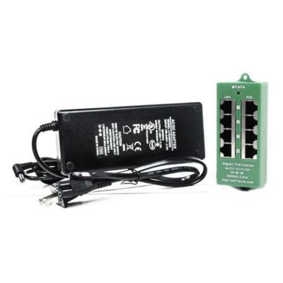 PoE Texas 4-Port Active PoE+ Injector with 56V 120W Supply