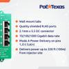 PoE Texas 4-Port Active PoE+ Injector with 56V 120W Supply view 4