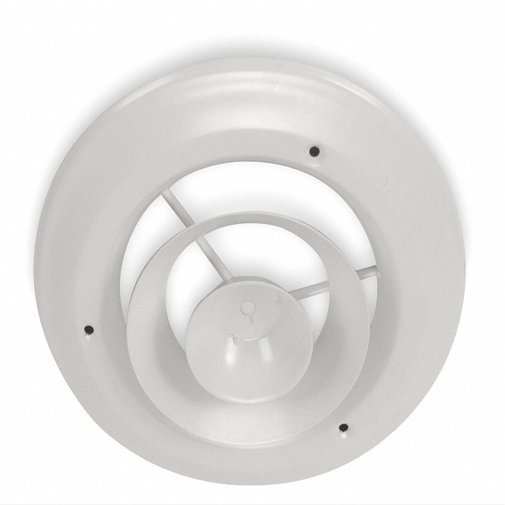 Diffuser, Round, Duct Size 6 in., White