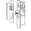 Adams Rite 4511-46-101-628 Standard Duty Deadlatch with 1-1/2" Backset and Radius Faceplate. RH or LHR with a 4-5/8" Strike. 628 Clear Anodized Finish. view 1