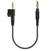 GEEKRIA 10 Inch Black Headphone Cable, 2.5mm to 3.5mm Male to Male, Compatible with Bose AE2, AE2i, Bluetooth Adapter Audio Cable view 2