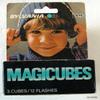 Sylvania Blue Dot MAGICUBES (Flashbulbs) MAGICUBES for X-Pattern Camera Mount Sockets 3 Cubes / 12 Flashes view 1
