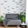 Chromantics Flying Bats Decal Set - Kiss Cut Halloween Bat Decal (Grey) view 1