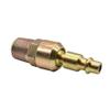Interstate Pneumatics CPHS461 1/4 Inch Industrial Steel Swivel Plug x 3/8 Inch Male NPT view 1