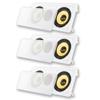 Acoustic Audio HD6c in-Wall Dual 6.5" Speakers Home Theater Surround Sound 3 Speaker Set view 1