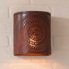 Irvin's Country Tinware Chisel Sconce Light in Rustic Tin view 2